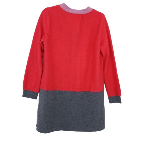 LUUKSE Long Cardigan Sweater Medium Colorblock Boyfriend Cardigan Casual - Picture 2 of 4